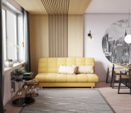 Диван прямой Юта Голубой светлый